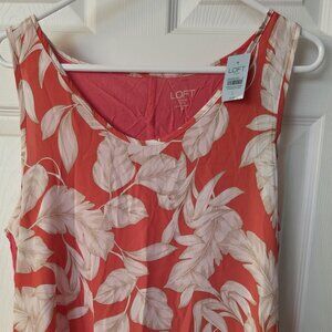 Loft tank top Orange size L Petite